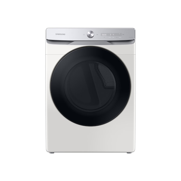 Samsung 7.5 cu. ft. Smart Dial Electric Dryer with Super Speed Dry and Steam Sanitize+ in Ivory DVE50A8600E